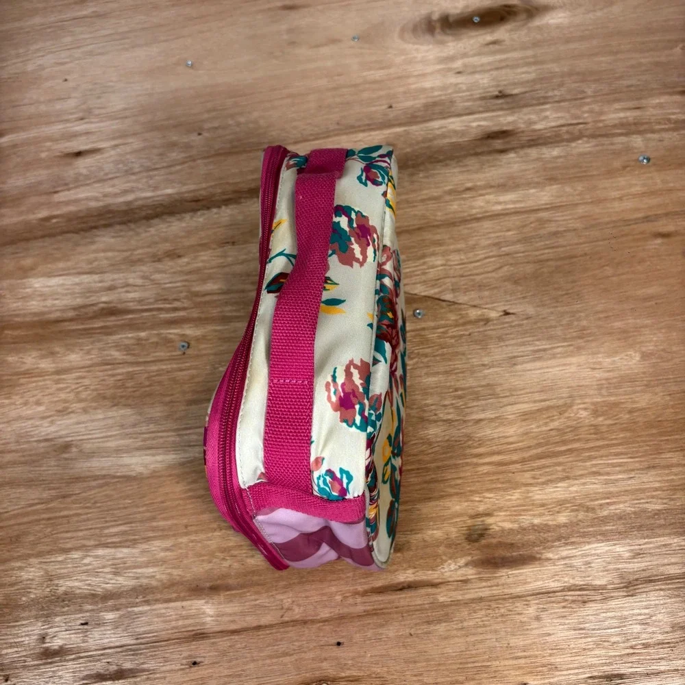 Matilda Jane Floral Ruffle Insulated Lunch Bag Pink Striped Botanical Box